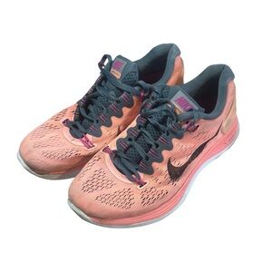 Nike LunarGlide 5 Women’s Size 7.5 Running Shoes Peachg Pink Distance Sneakers